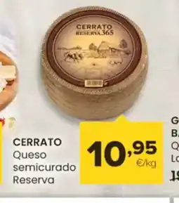 Autoservicios Familia CERRATO Queso semicurado oferta