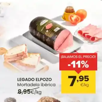 Autoservicios Familia LEGADO ELPOZO Mortadela ibérica oferta