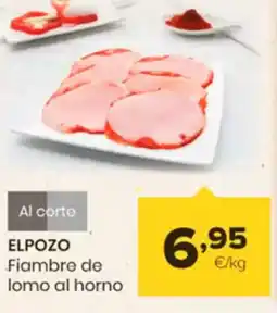 Autoservicios Familia ELPOZO Fiambre de lomo al horno oferta