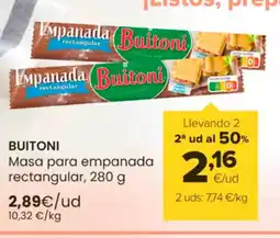 Autoservicios Familia BUITONI Masa para empanada d oferta