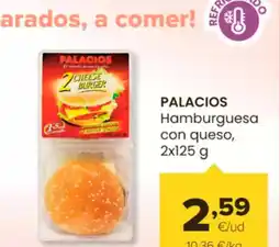 Autoservicios Familia PALACIOS Hamburguesa oferta