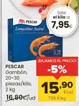 Autoservicios Familia PESCAR Gambón oferta