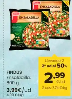 Autoservicios Familia FINDUS Ensaladilla oferta