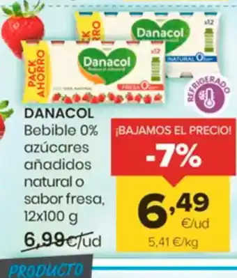 Autoservicios Familia DANACOL Bebible 0% azúcares añadidos oferta