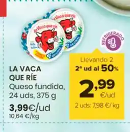 Autoservicios Familia LA VACA QUE RIE Queso fundido oferta