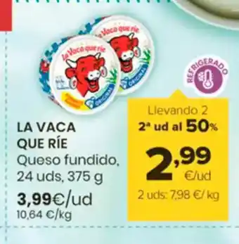 Autoservicios Familia LA VACA QUE RIE Queso fundido oferta