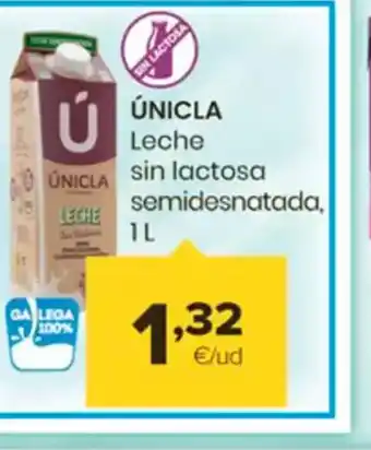 Autoservicios Familia ÚNICLA Leche sin lactosa semidesnatada, oferta