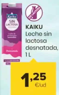 Autoservicios Familia KAIKU Leche sin lactosa oferta