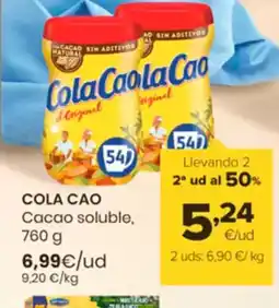 Autoservicios Familia COLA CAO Cacao soluble oferta