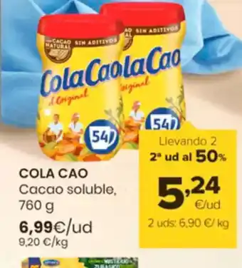 Autoservicios Familia COLA CAO Cacao soluble oferta