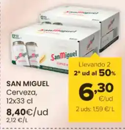 Autoservicios Familia SAN MIGUEL Cerveza oferta