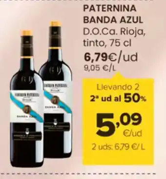 Autoservicios Familia PATERNINA BANDA AZUL D.O.Ca. Rioja, tinto oferta