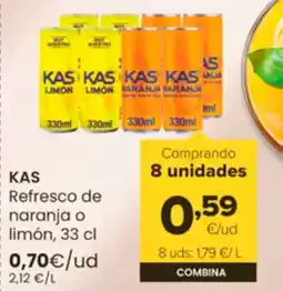 Autoservicios Familia KAS Refresco de naranja o limón oferta