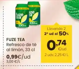 Autoservicios Familia FUZE TEA Refresco de té al limón oferta