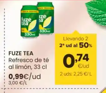 Autoservicios Familia FUZE TEA Refresco de té al limón oferta