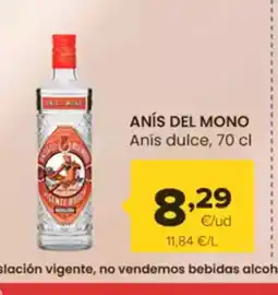 Autoservicios Familia ANÍS DEL MONO Anís dulce oferta