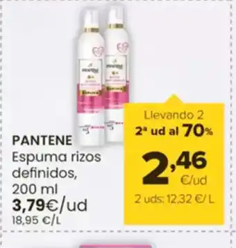 Autoservicios Familia PANTENE Espuma rizos definidos oferta