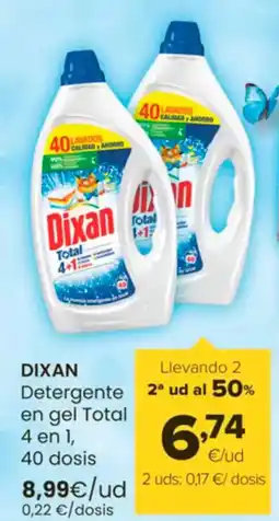 Autoservicios Familia DIXAN Detergente en gel Total oferta