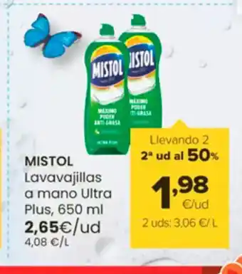 Autoservicios Familia MISTOL Lavavajillas a mano Ultra Plus oferta