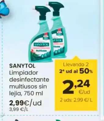 Autoservicios Familia SANYTOL Limpiador desinfectante multiusos sin oferta