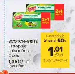 Autoservicios Familia SCOTCH-BRITE Estropajo salvauñas oferta