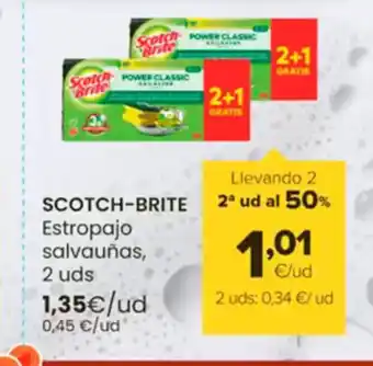 Autoservicios Familia SCOTCH-BRITE Estropajo salvauñas oferta