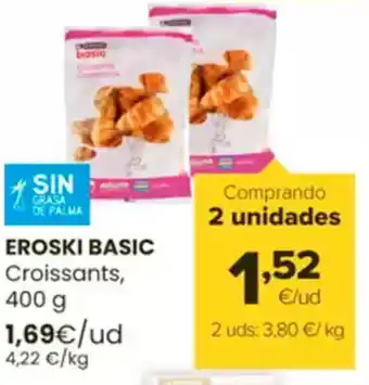 Autoservicios Familia EROSKI BASIC Croissants oferta