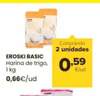 Autoservicios Familia EROSKI BASIC Harina de trigo oferta