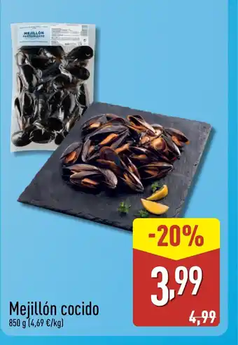 ALDI Mejillón cocido oferta