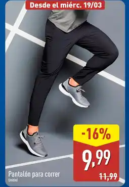 ALDI Pantalón para correr oferta