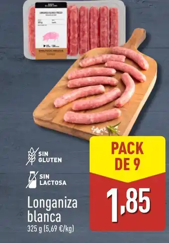 ALDI Longaniza blanca oferta