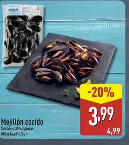 ALDI Mejillón cocido oferta