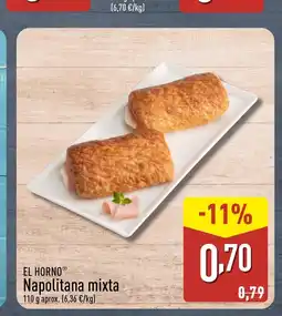 ALDI EL HORNO Napolitana mixta oferta