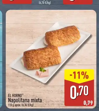 ALDI EL HORNO Napolitana mixta oferta