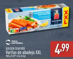ALDI GOLDEN SEAFOOD Varitas de abadejo XXL oferta