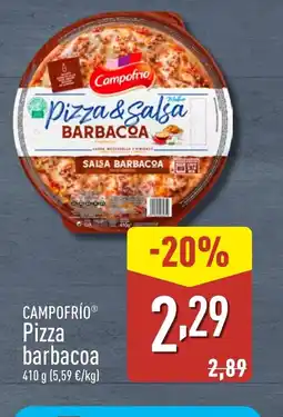 ALDI CAMPOFRÍO Pizza barbacoa oferta