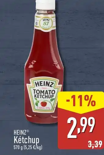 ALDI HEINZ Kétchup oferta