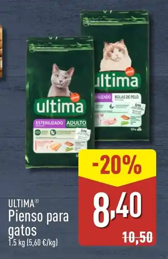 ALDI ULTIMA Pienso para gatos oferta