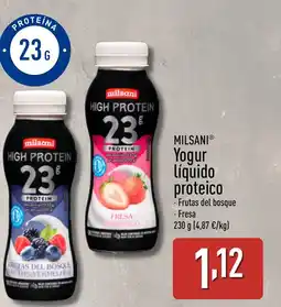 ALDI MILSANI Yogur Líquido proteico oferta