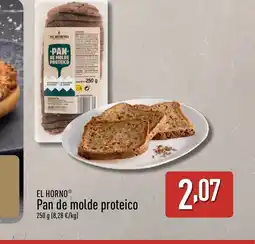 ALDI EL HORNO Pan de molde proteico oferta