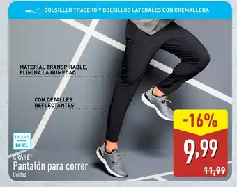 ALDI CRANE Pantalón para correr oferta