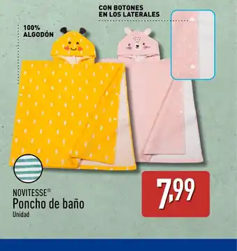 ALDI NOVITESSE Poncho de baño oferta