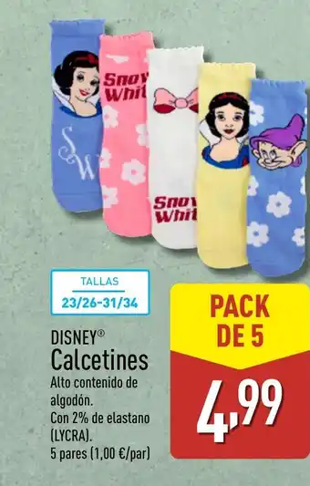 ALDI DISNEY Calcetines oferta