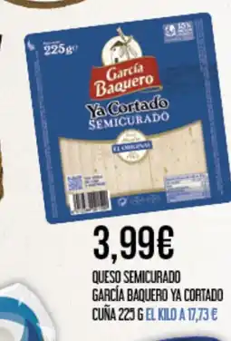 Claudio Queso semicurado garcía baquero ya cortado oferta