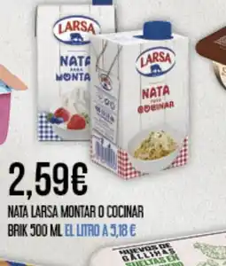 Claudio Nata larsa montar o cocinar oferta