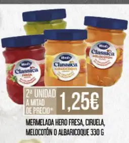 Claudio Mermelada hero fresa, ciruela, melocotón o albaricoque oferta