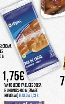 Claudio Pan de leche ifa eliges bolsa oferta