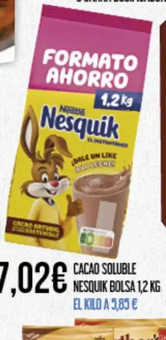 Claudio Cacao soluble nesquik bolsa oferta