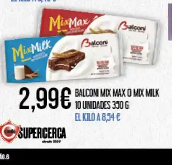 Claudio Balconi mix max o mix milk oferta