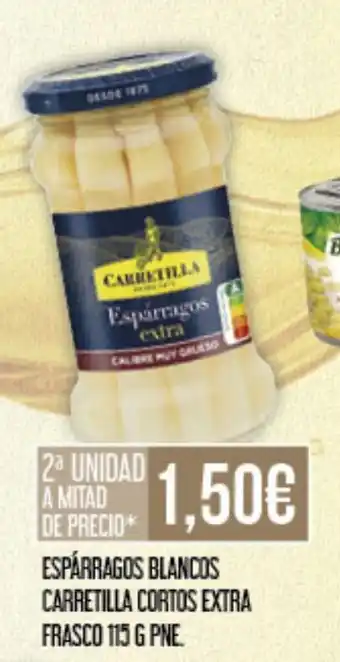 Claudio Espárragos blancos carretilla cortos extra oferta